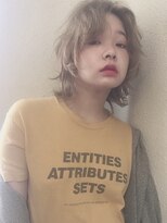 ジェナ(Jena)&nbsp;ハイトーン ミディアムウルフ jena【担当】堀川 彩