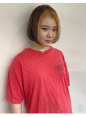【田島あきら】フェイスラインカラーボブ