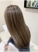 ベージュハイライトカラー※白髪があってもok[30代40代]