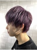 【パープル】カジュアルショート
