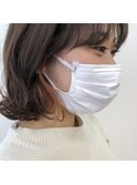 インナーカラー オレンジベージュ