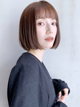 アイティー バイ アルバム 中野店(IT by ALBUM) ストレートスタイル_イヤリングカラーラベンダーカラー_28325