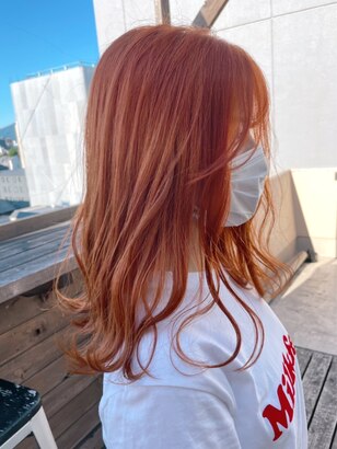 2025年春】オレンジブラウンの髪型・ヘアアレンジ｜人気順 