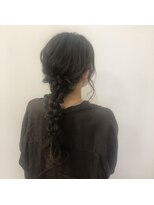 ジュール イオンモールKYOTO店(Jour) 編みおろし ヘアセット