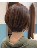 くびれヘア/メルティカラー/ボブ/似合わせヘア【深味信也】