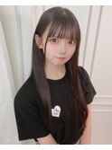 美髪髪質改善黒髪ストレートヘア