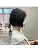 20代30代40代ミニボブピンクアッシュ透明感小顔ブリーチなし
