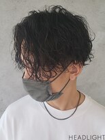 クラン バイ ヘッドライト たまプラーザ店(clan by HEADLIGHT) スパイラルパーマ×センターパート_743m1597