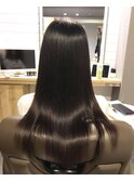 エイジング暗髪さらツヤまとまるストレート【カミケンガレリア】