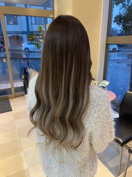 カーラ エクステンション(cara extension) ハイライトバレイヤージュエクステ