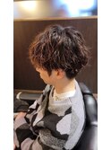 メンズ波巻きパーマ