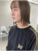 ★切りっぱなしボブミディ