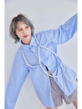 ヘアメイク マージ(hair make merge) 《東住吉区/デザインカラー》ダブルカラー×ショート