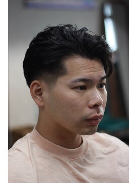 ニューオールド 三軒茶屋(NEW OLD) ナチュラルフェード×かきあげスタイル