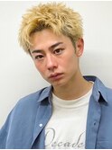 【Lond GULLMAN江村】ラフブロンドスパイキーショート
