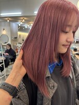 ロミー 本厚木(ROMMY.)&nbsp;20代30代ペールピンク春カラー入学式卒業式ブリーチWカラー