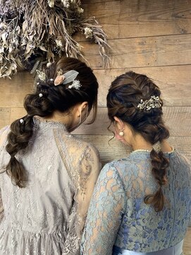 ヘアーデザイン ディードット ウル(D. ulu) ポニーテールアレンジ