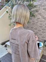 ルミヨコハマ 横浜駅店(Lumi) #ホワイトベージュ #ボブ