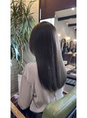 グレージュ×髪質改善カラー