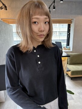 サニーサイドサロン(SUNNY SIDE SALON) クリーミーbeige color／ハイトーン／透明カラー／たまプラーザ