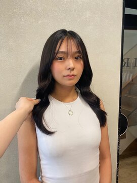 ハイル(KHAIR) ダークブラウン/くびれ巻き/MIREI