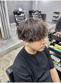 緩め波巻きツイスパ