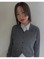 トーチ(torch)&nbsp;【大須　栄】バングカット　透明感グレージュ