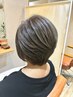 カット＋白髪ぼかしカラー＋エイジングケア添加トリートメント　