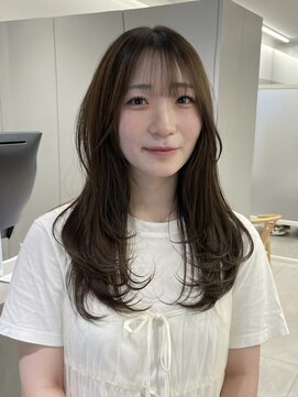 ヘアサークルジープ 千舟町店(hair circle geep) オリーブブラウン/レイヤーカット