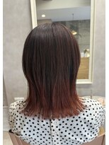 ラメル(RAMEL)&nbsp;毛先カラー＋レイヤースタイル　　白髪染め対応