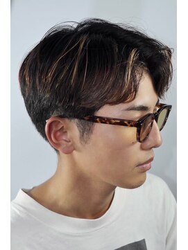 ヒロギンザバーバーショップ 神楽坂店(HIRO GINZA BARBER SHOP) センターパートナチュラル