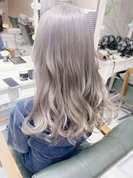 アッシュグレージュダブルカラー/