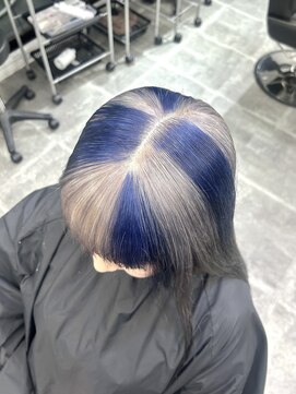 ペレ 栄店(PELE) 着物ヘア/ダークアッシュ/ミディアムレイヤーカット/栄