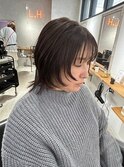 顔周りレイヤー×ウルフヘア【池田】【ラッキーヘア加古川】