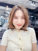 ファンナギンザ(FaNNa ginza)&nbsp;小顔ミディアム/くびれボブ/レイヤーミディアム/髪質改善