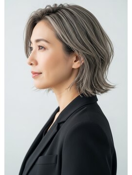 ネックス 表参道本店(nex) #ハイライト#白髪ぼかし#白髪染め#表参道駅#30代#40代#50代#60代