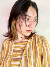 emisがオススメするインナーカラー特集☆[吉祥寺/ブリーチ/ダブルカラー/ボブ/イヤリングカラー/ベージュ]