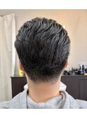 ツーブロック　ビジネスショート