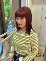 フォルテ 表参道店(FORTE) 暖色カラー/ブリーチなしダブルカラー/艶カラー/表参道