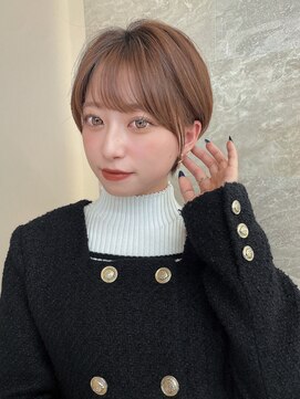 ロンドロゼ 池袋(Lond rose) ♪マッシュショート/耳掛けショート/ブラウンベージュ/池袋