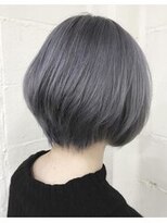 ヘアリゾート エーアイ 上野店α(hair resort Ai) クールショートボブレイヤー×アッシュパープル