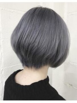 ヘアリゾート エーアイ 上野店α(hair resort Ai) クールショートボブレイヤー×アッシュパープル
