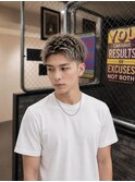 【Lilly新宿】#スパイキーショート#ブリーチ#フェード