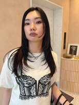 オン キャナルシティ博多前店(on) 【晴音】ロングレイヤー/レイヤーカット/ロング/30代