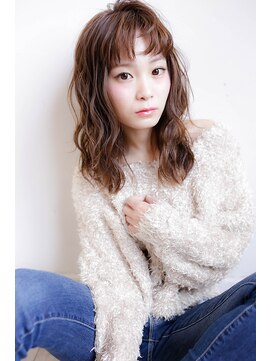 ロロネー(Lolonois) 【Lolonois野田】大人かわいいウェーブ☆ミディ（藤岡なおき）