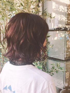 デプレ アール(des-pres R) グラデーション ピンク＊レッドカラー