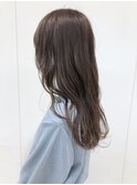 【担当坪井】ショコラグレージュ ゆるウェーブ セミロンング
