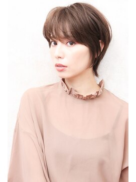 シトロン ブラン(CITRON blanc) 耳掛け　ウルフショート　アッシュ ココアブラウン