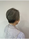 #グレーヘア#ショート