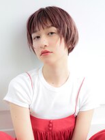 リンダバイネオリーブ 白楽店(Linda by neolive)&nbsp;ベビーバングでさらりとした束感とトレンドカラーの透け感